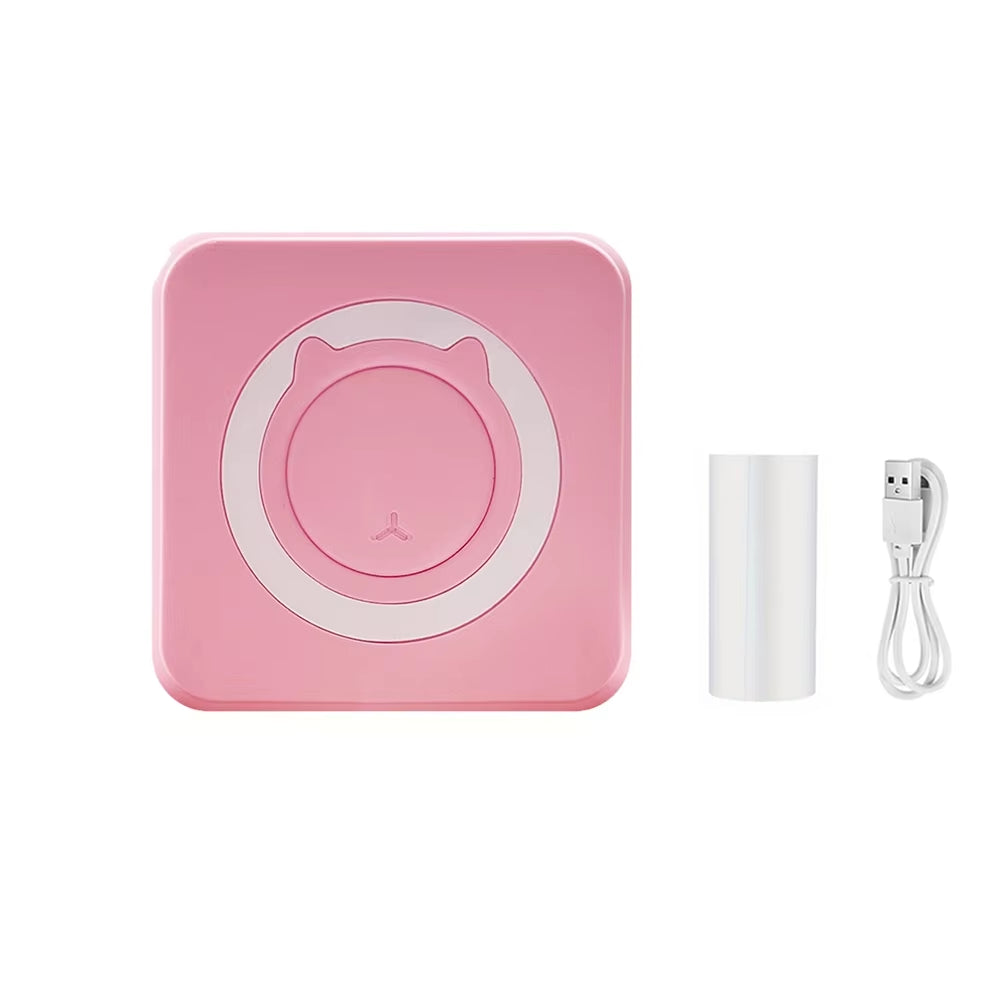Mini Printer Compatible with IOS and Android, Wireless Mini Photo Printer Label Printer, Portable BT Mini Thermal Printer